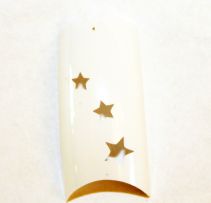 LIQUIDATION Boîte d'ongles blancs avec étoile - Produits de beauté Laurentides