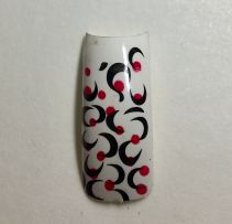 LIQUIDATION Boîte d'ongles blanc, noir et rouge  - Produits de beauté Laurentides